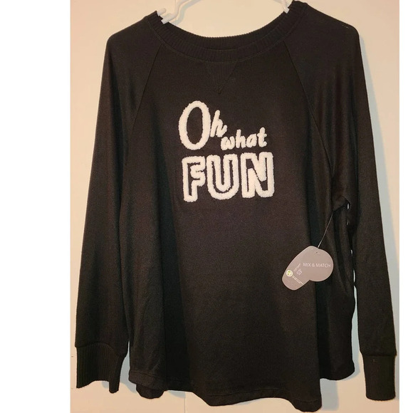 Secret Treasures Oh What Fun Hacci Top Women's Medium Knit Polyester Blend (VA1) - Picture 1 of 7